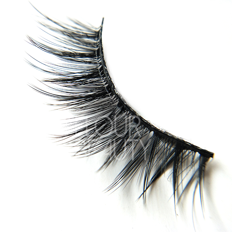 Velvet 3D faux mink volume eyelash manufacturer UK ED75